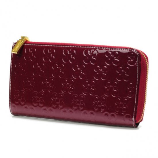 Coach Accordion Zip Large Red Wallets DVB | Coach Outlet Canada